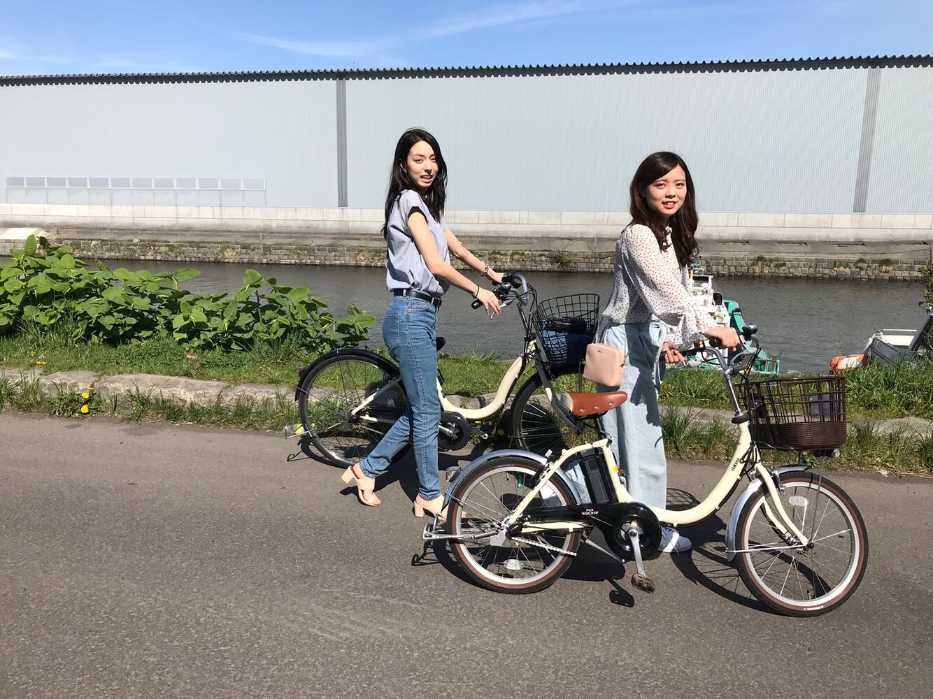海沿いの潮風ライド