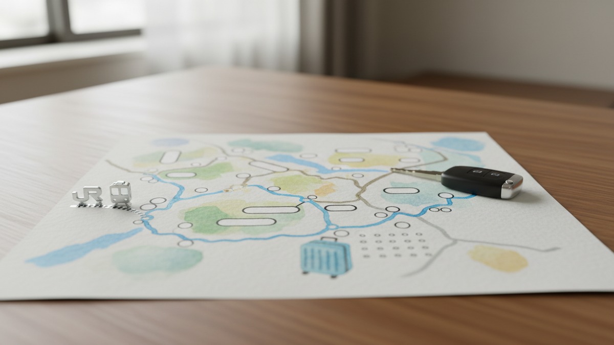 Hotel transport decision points in Otaru