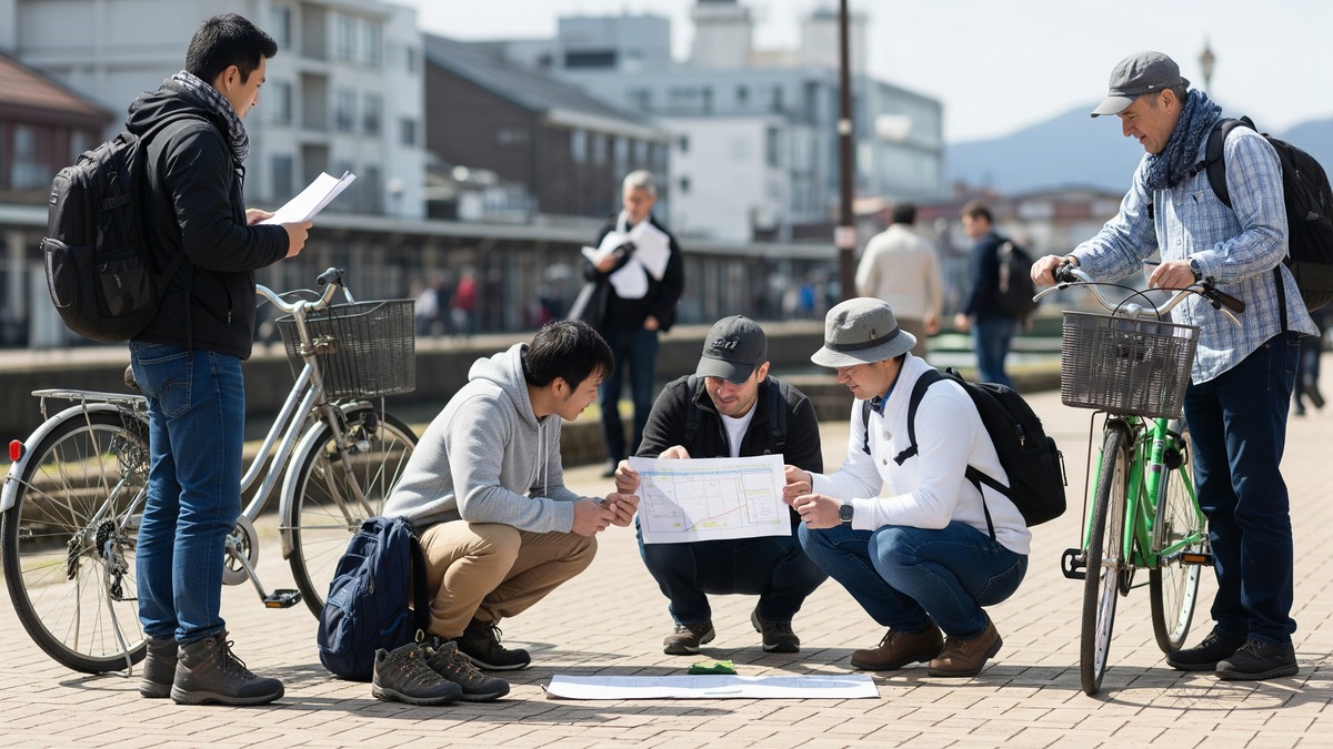 Otaru model course with food and stay choices