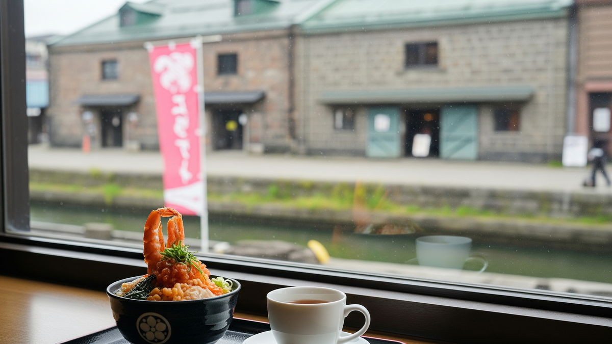 Sakaimachi and canal sightseeing route near seafood lunch spots