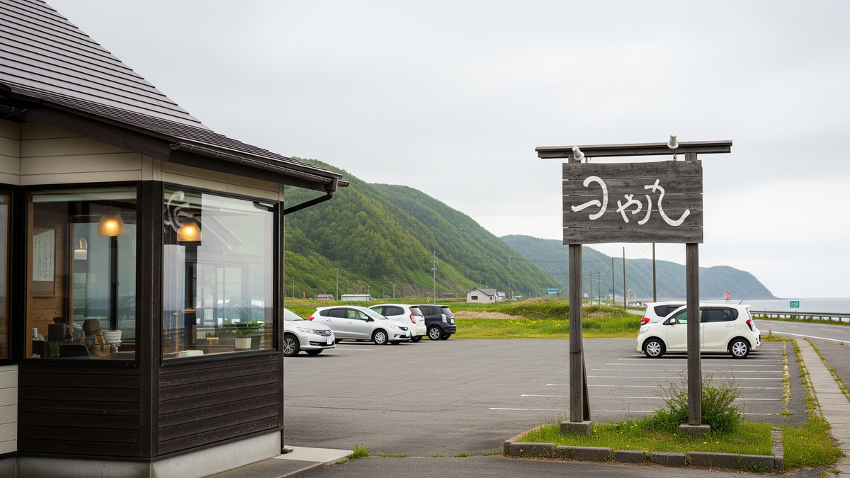 Driving area for curry and soup curry near Zenibako